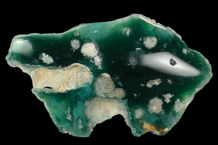 Polished Mtorolite (Chrome Chalcedony) - Zimbabwe #128367